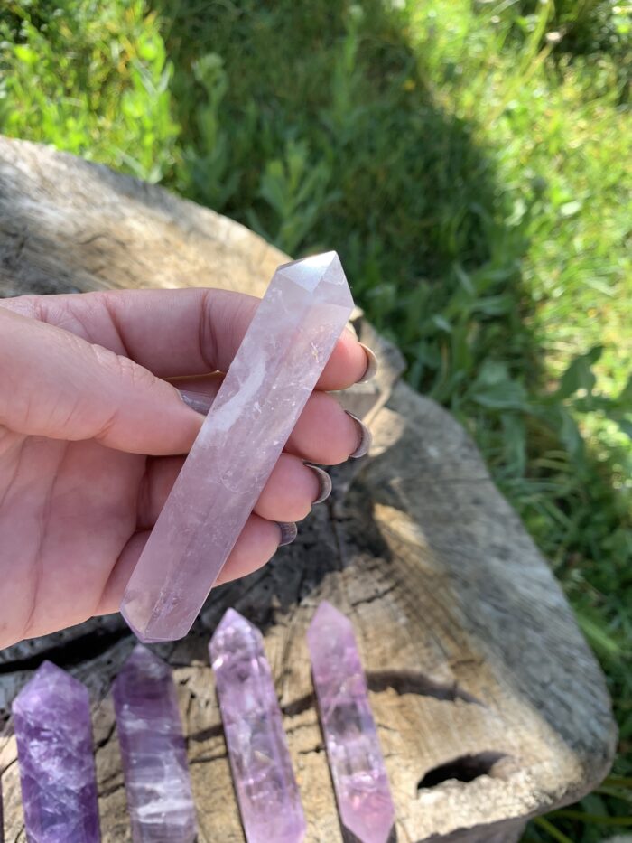AMETHYSTE DU BRÉSIL POINTE BITERMINEE (56 g)