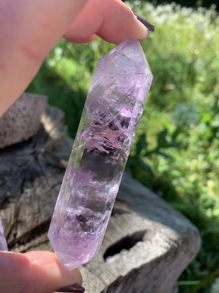AMETHYSTE DU BRÉSIL POINTE BITERMINEE (94 g)
