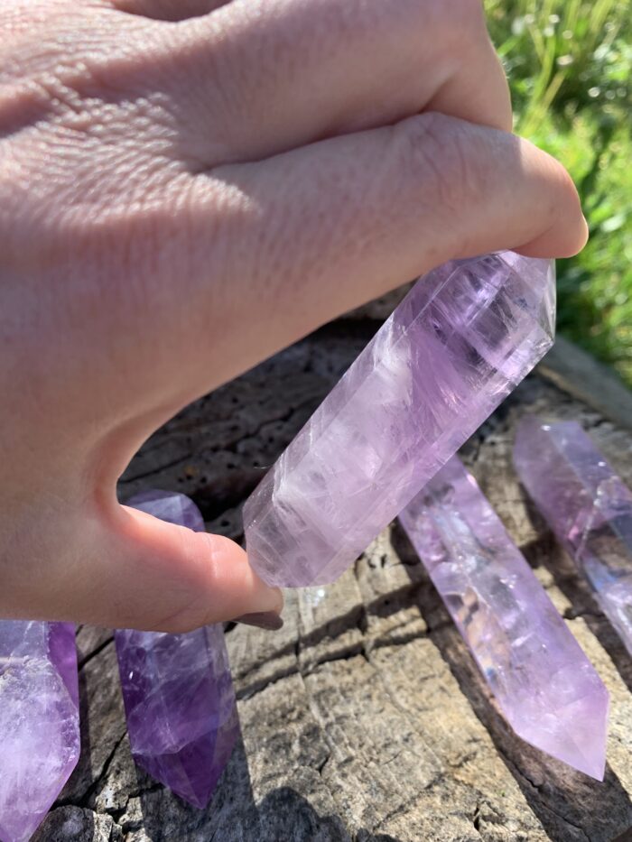 AMETHYSTE DU BRÉSIL POINTE BITERMINEE (83 g)