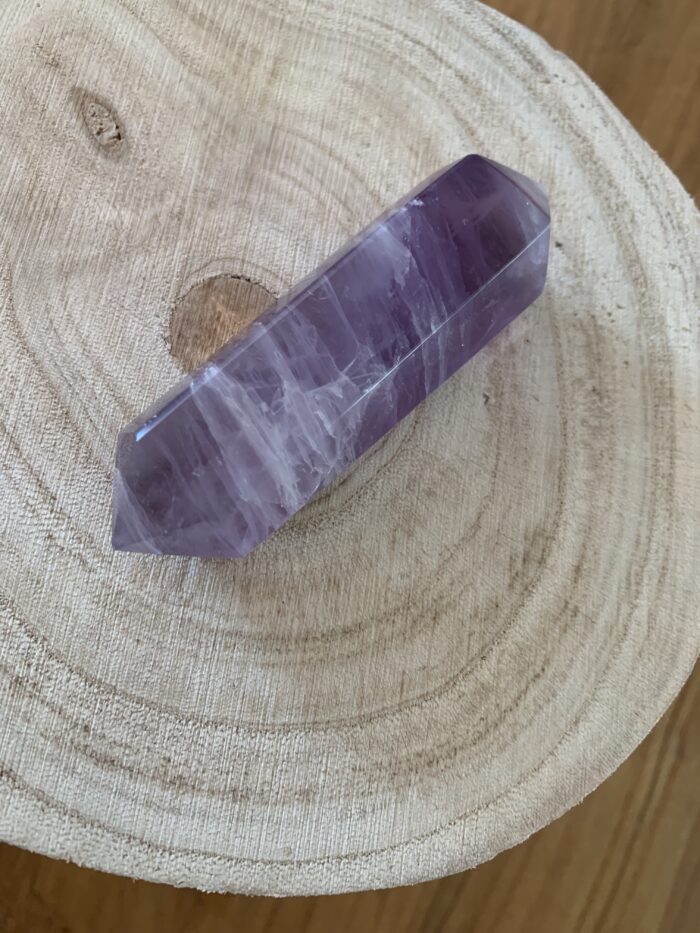 AMETHYSTE DU BRÉSIL POINTE BITERMINEE (83 g) – Image 3