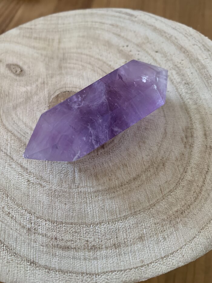 AMETHYSTE DU BRÉSIL POINTE BITERMINEE (67 g) – Image 3