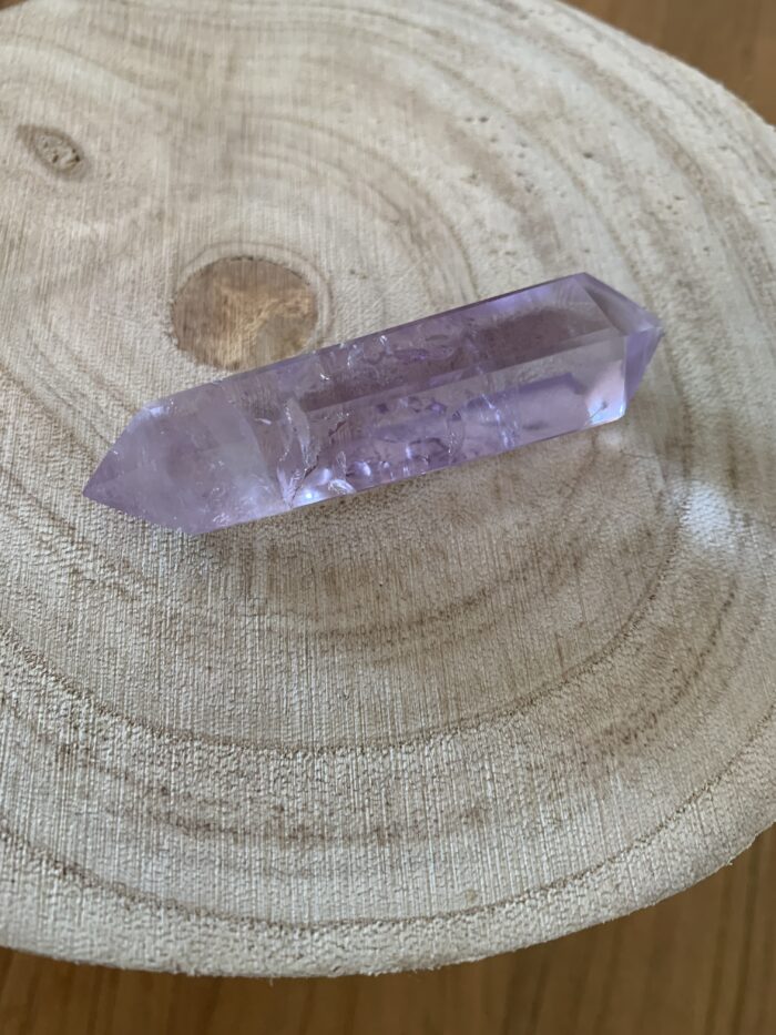 AMETHYSTE DU BRÉSIL POINTE BITERMINEE (41 g) – Image 3
